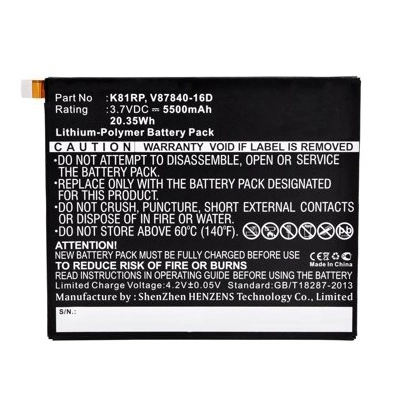 laptop battery for Dell Venue 8 7840  
