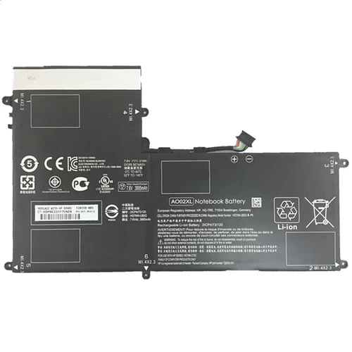 laptop battery for HP 728250-541  