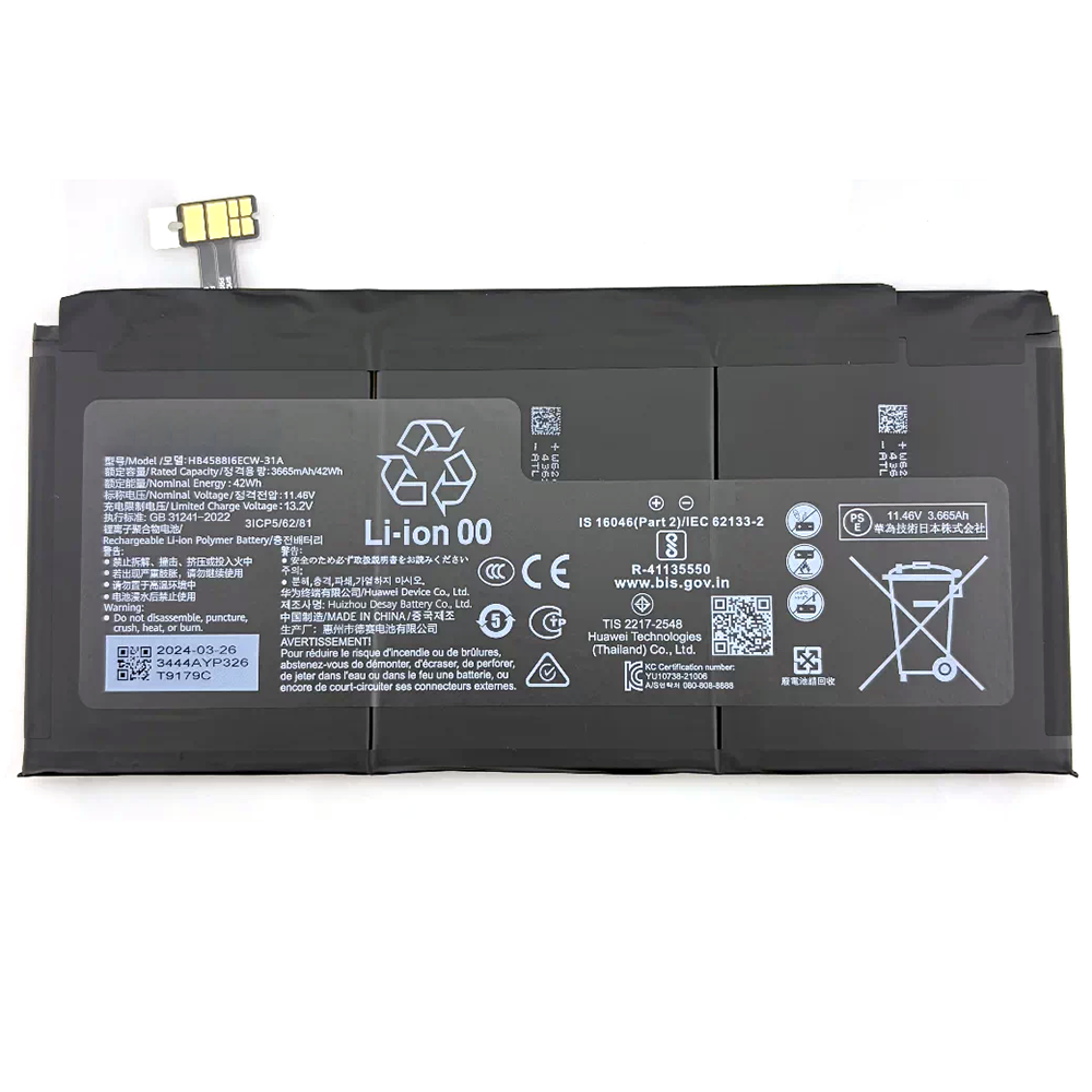 battery for Huawei HB4588I6ECW-31A  