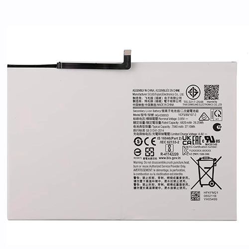 Battery for Samsung HQ-6300SD 27.1Wh 3.85V