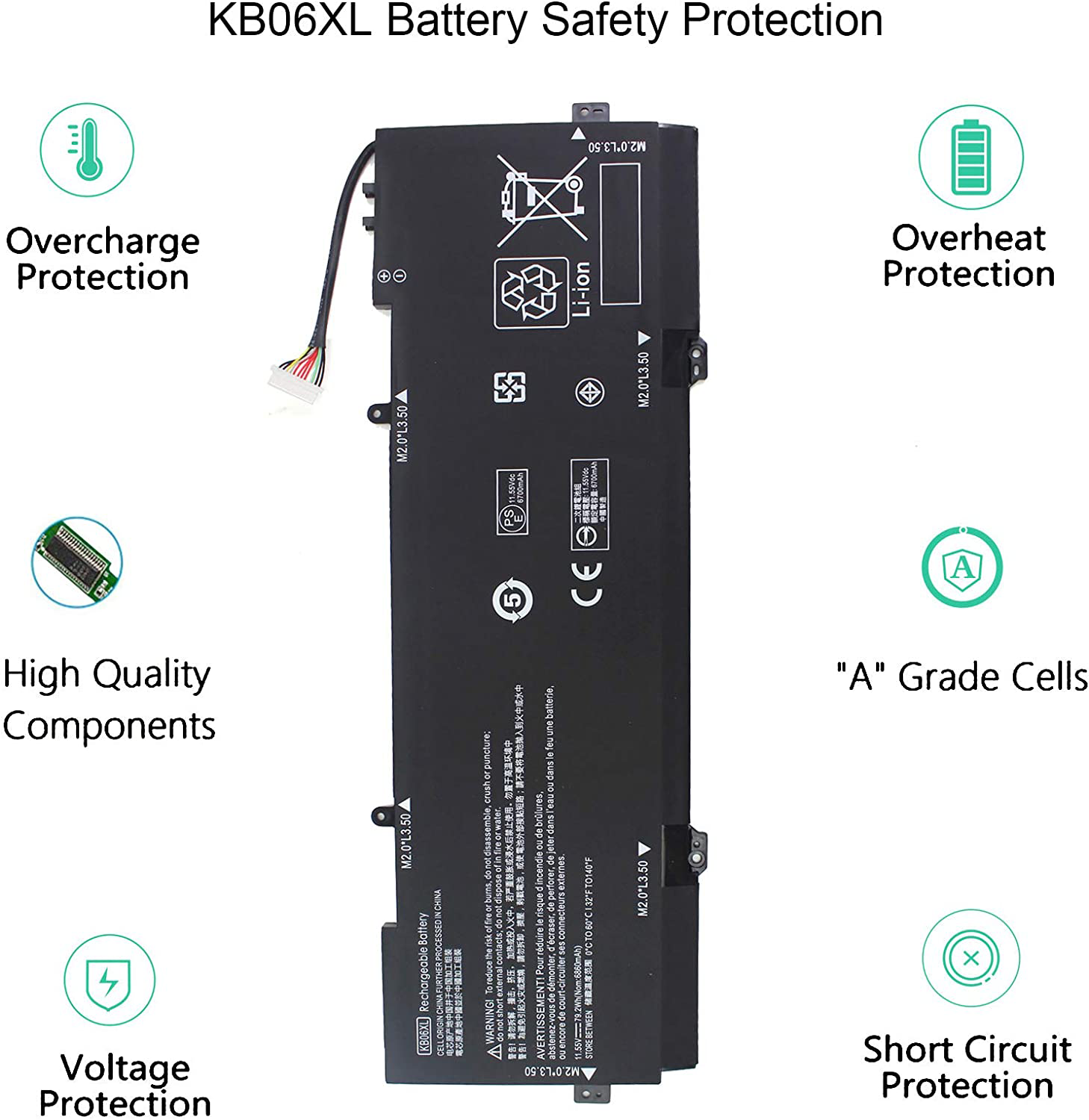 HP Spectre X360 15-BL010CA  battery