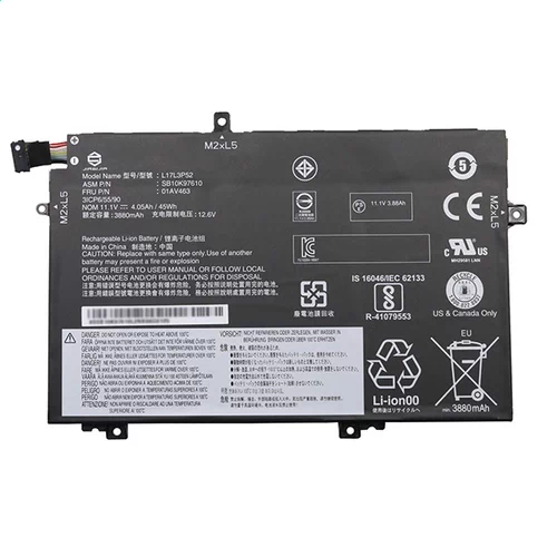 Genuine battery for Lenovo ThinkPad E590(20NB002XCD)  