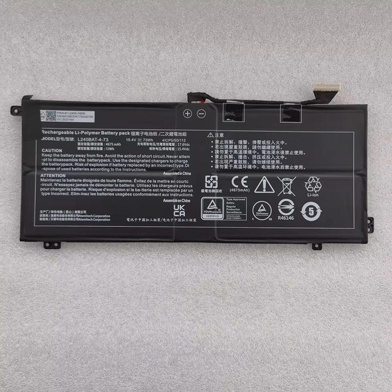 battery for CLEVO L240BAT-4-73  