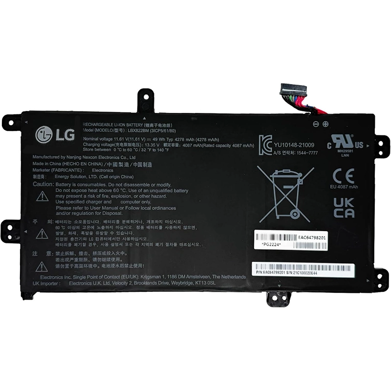Battery for LG 15UD50Q 4278mAh
