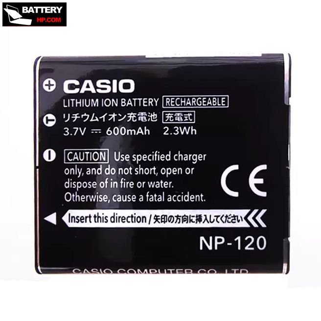 Casio NP-120 Digital Camera Battery (600mAh 3.7V)