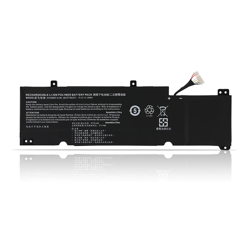 Clevo NV40BAT-4-49 Laptop Battery 49WH 15.2V