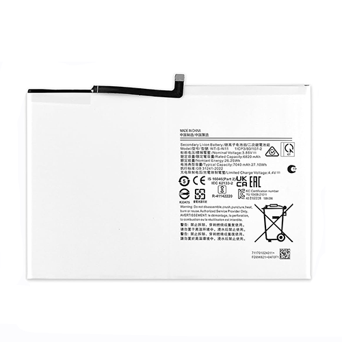 Battery for Samsung SM-X216B 6820mAh 3.85V