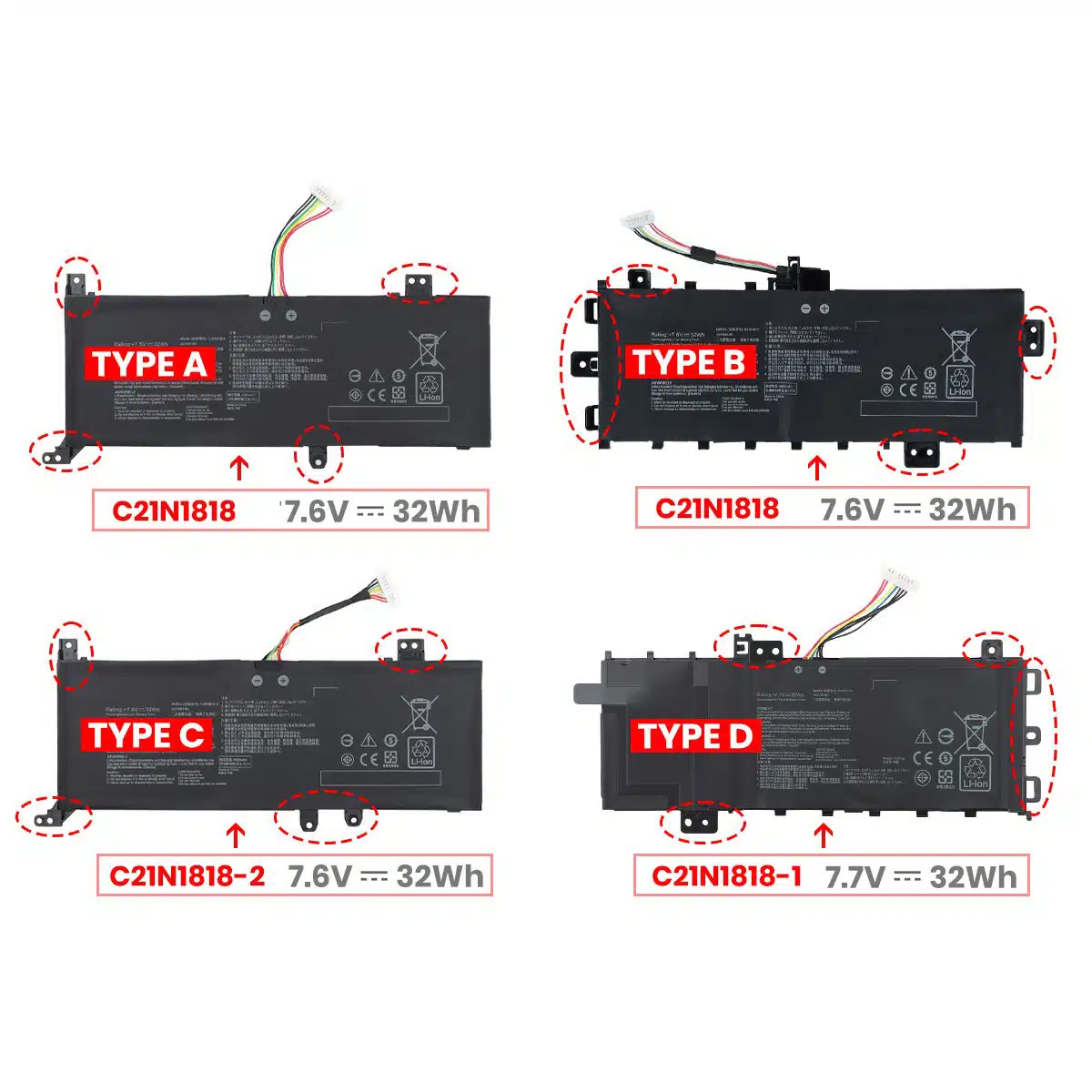 battery for Asus VivoBook 14 A415  