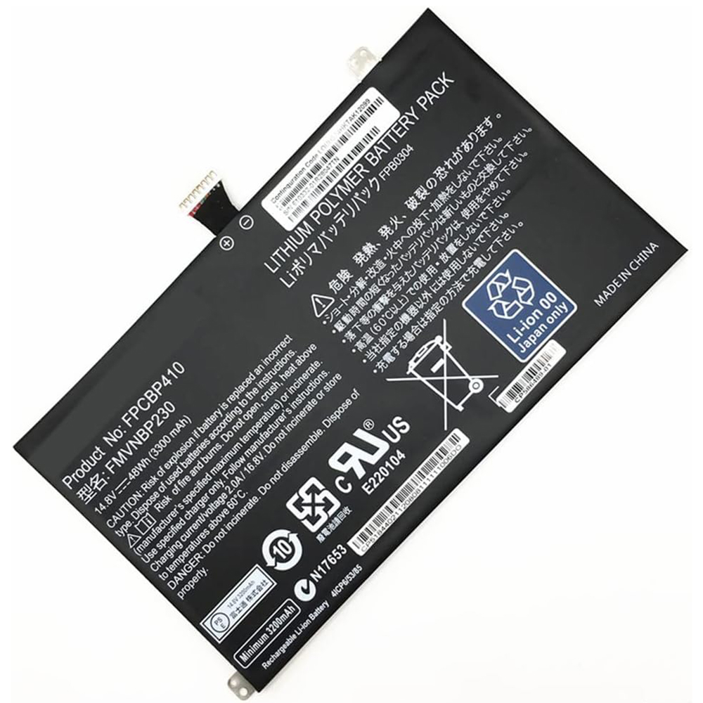 battery for Fujitsu FPCBP410  