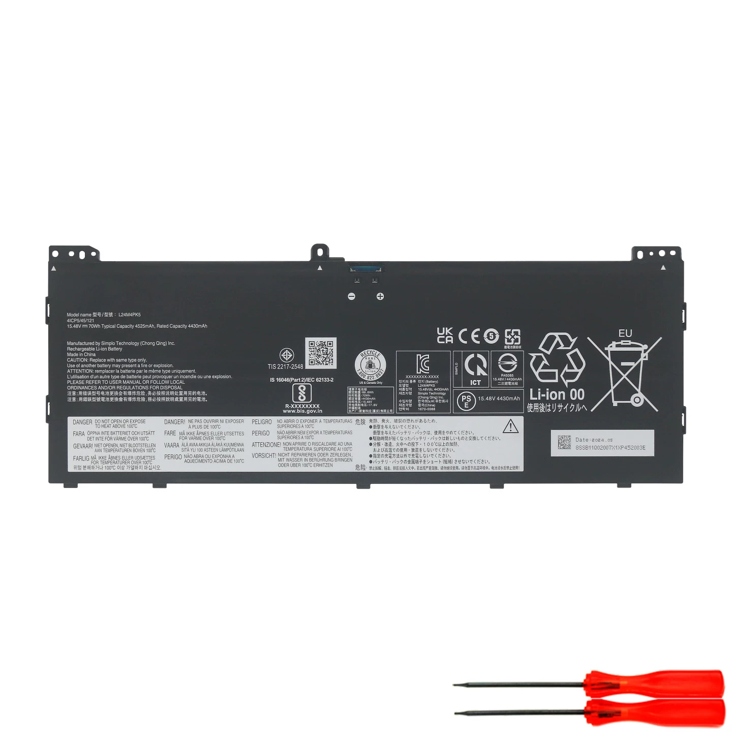 battery for Lenovo Yoga 7a 2-in-1 Gen 11