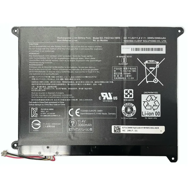 Toshiba PA5214U-1BRS Battery 3158mAh/36Wh 11.4V