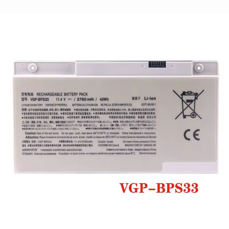 Genuine Sony VGP-BPS33 Battery